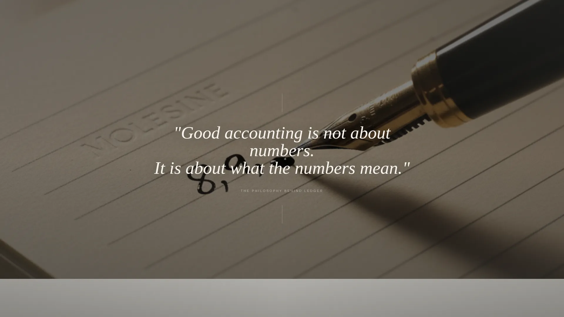 Elegant Accountant Portfolio Landing Page Template