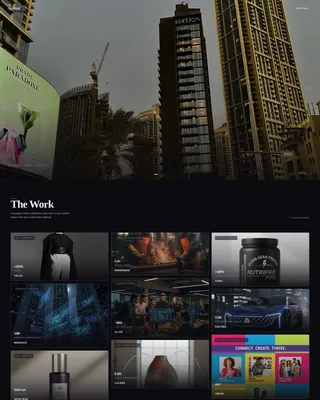 Immersive Advertising Agency Landing Page Template