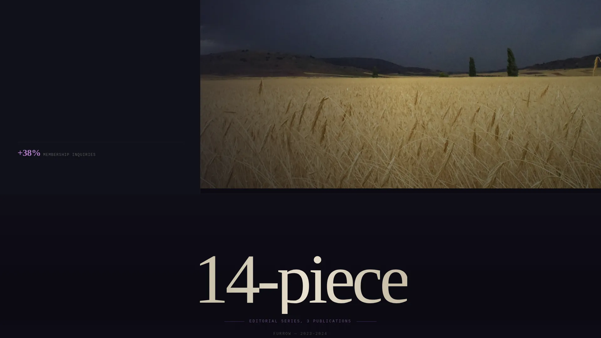 Agriculture Content Marketing Agency Landing Page