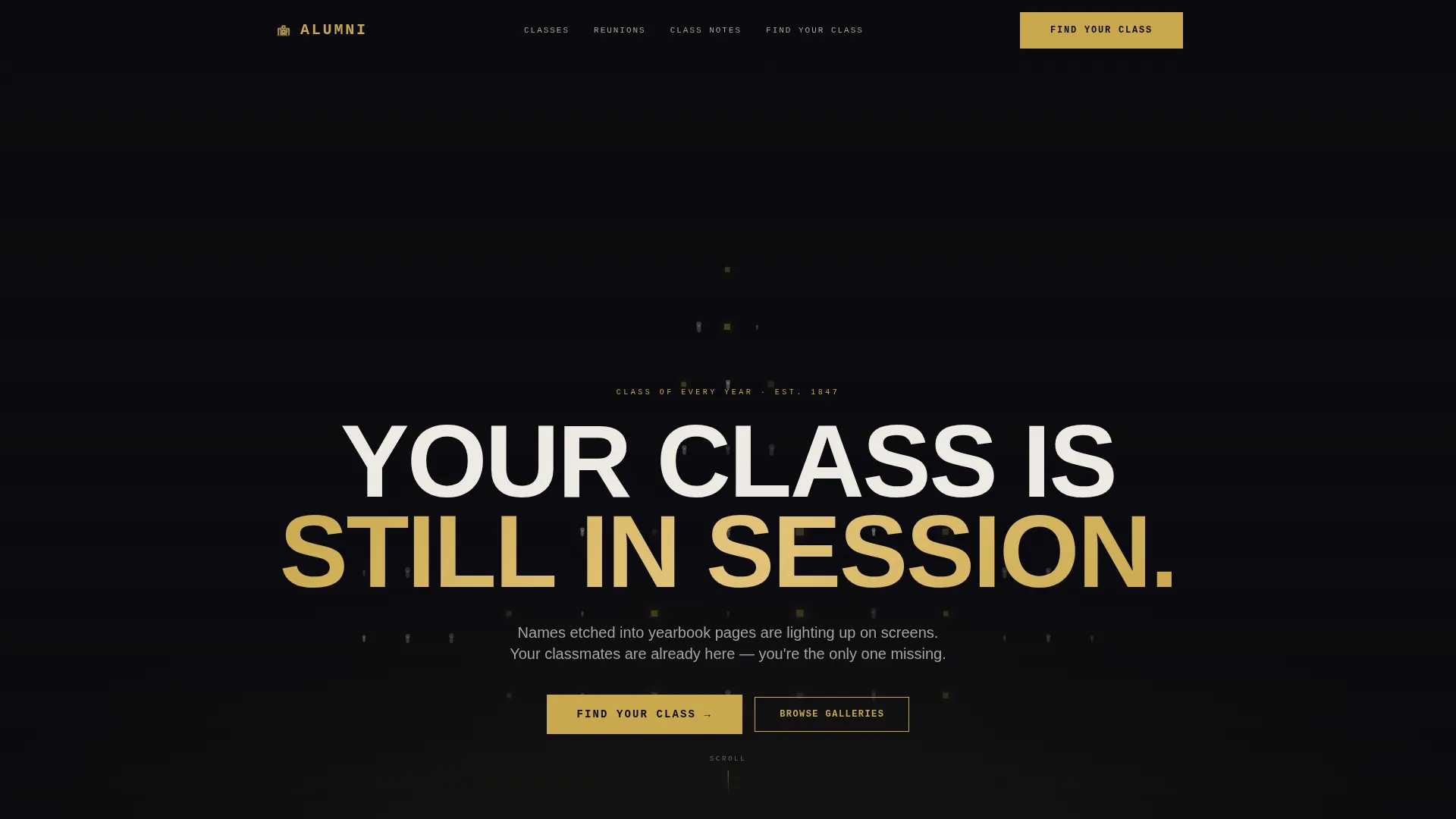 Connection Landing Page Template | Bold Brutalist Design