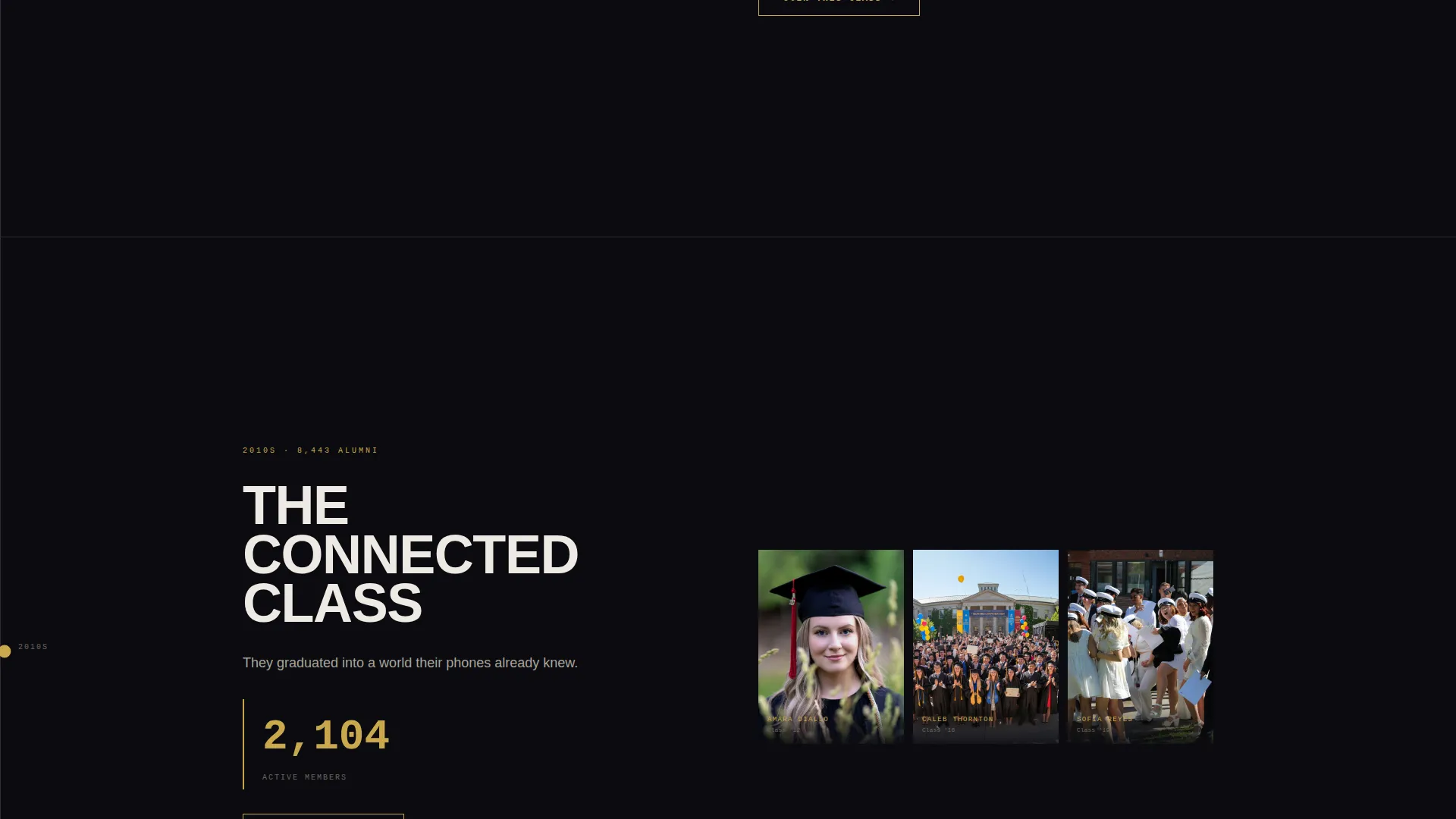 Connection Landing Page Template | Bold Brutalist Design