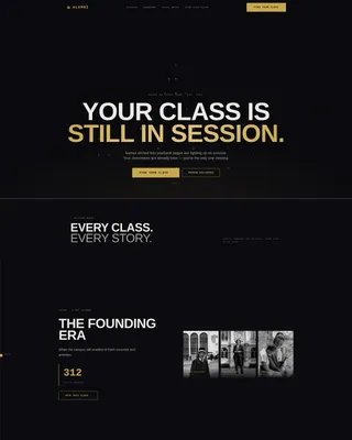 Connection Landing Page Template | Bold Brutalist Design