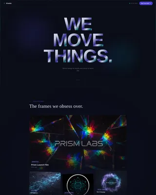 Videography & Film Portfolio Portfolio & Case Study Website Template