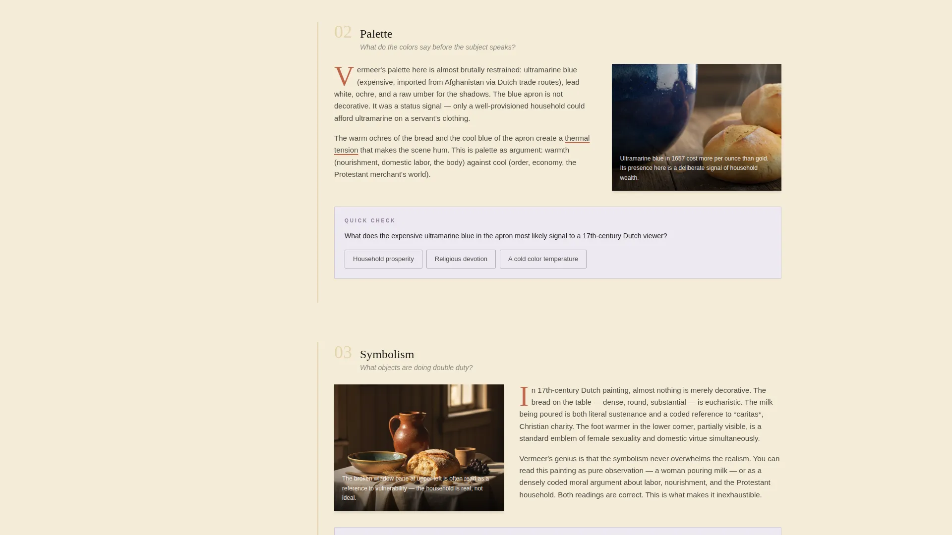 Fine Arts Study Guide Landing Page Template