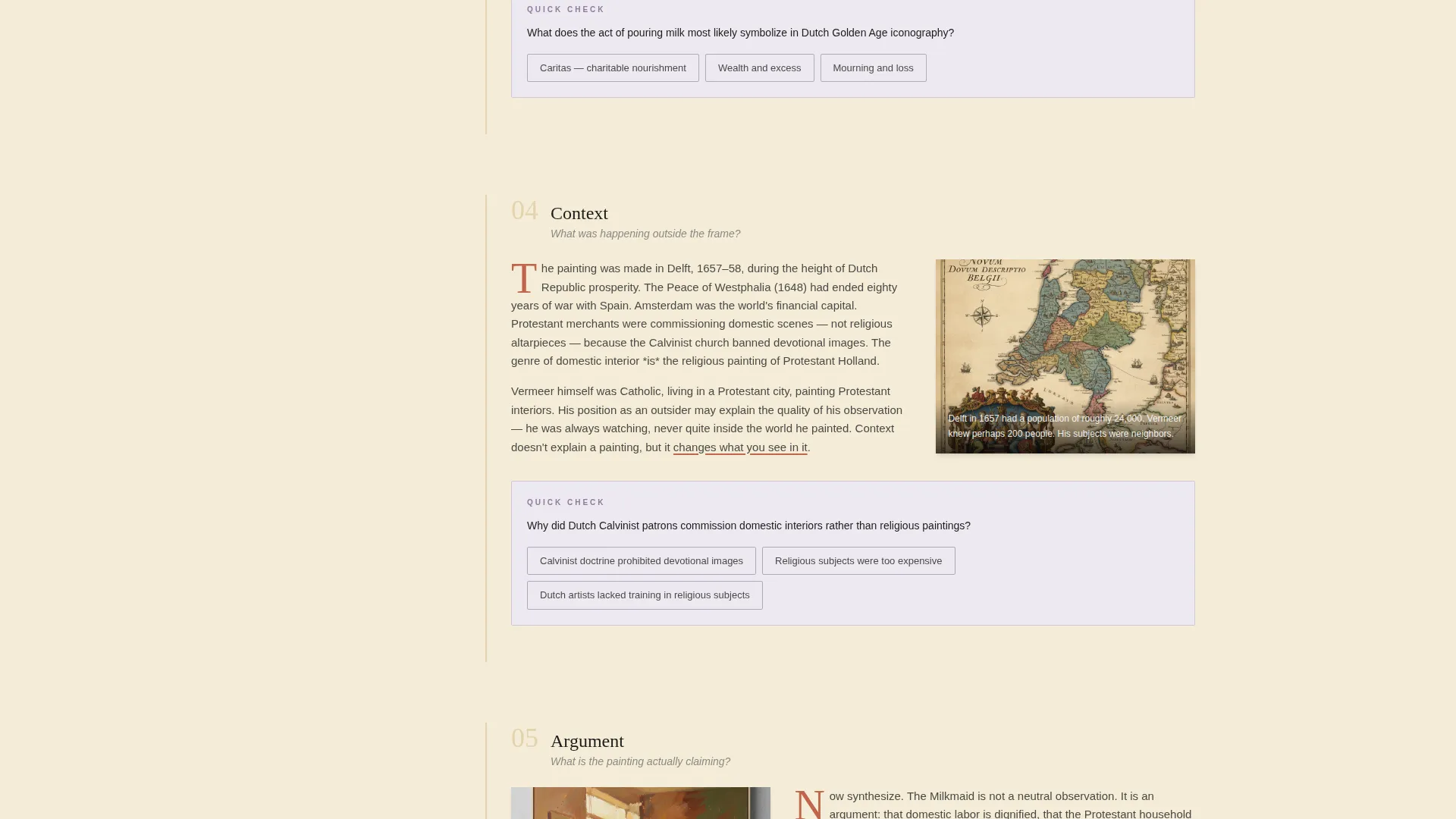 Fine Arts Study Guide Landing Page Template