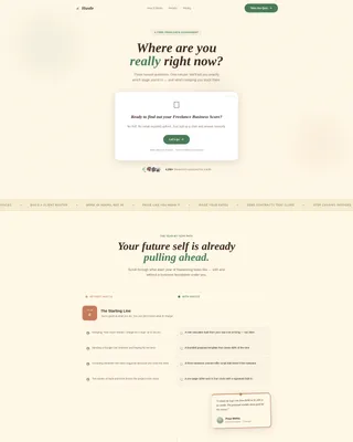 Freelancing Business Online Course Landing Page