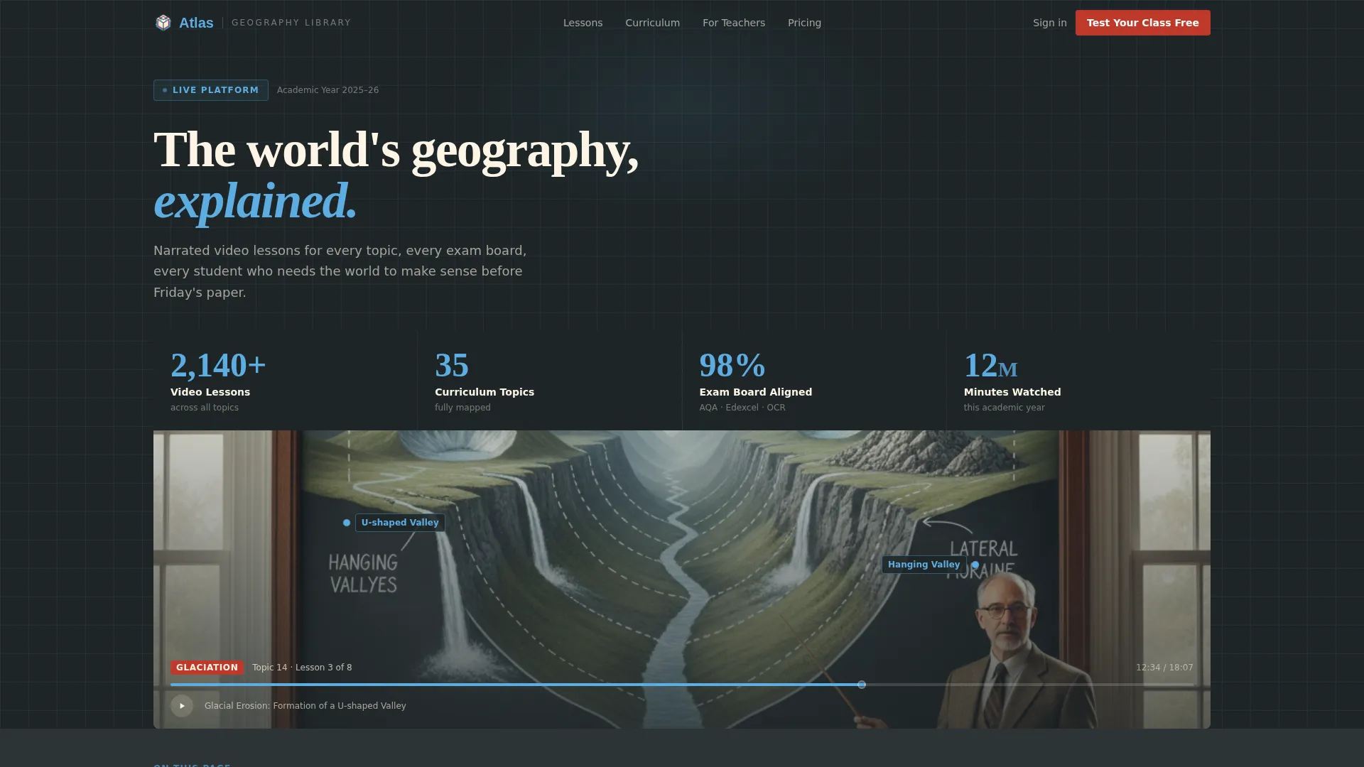 Specialist Geography Education FAQ & Common Questions Website Template