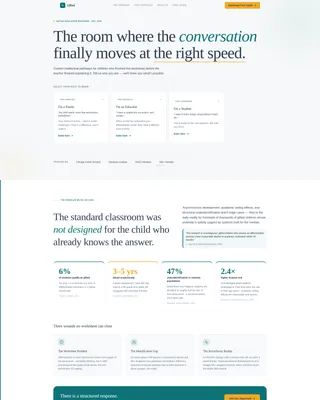 Enrichment Program Landing Page Template