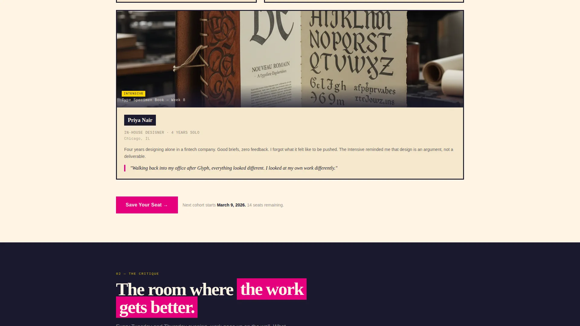 Graphic Design School Landing Page Template
