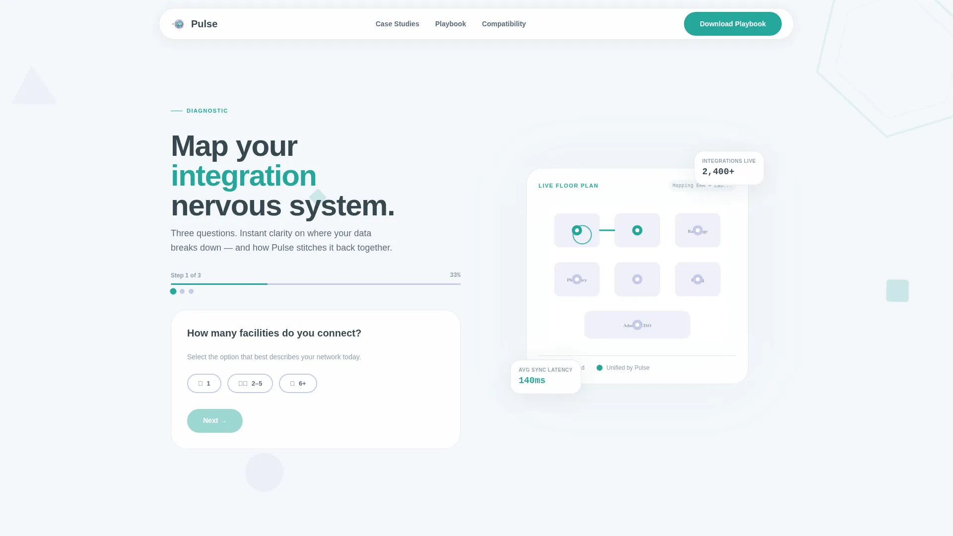 Health Information Technology Landing Page Template