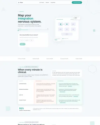 Health Information Technology Landing Page Template