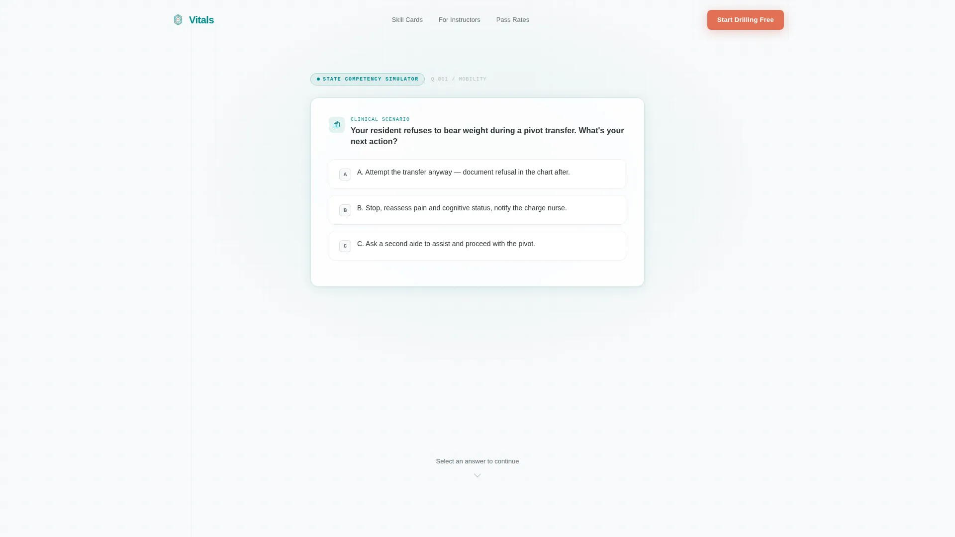Nursing Assistant Training Landing Page Template