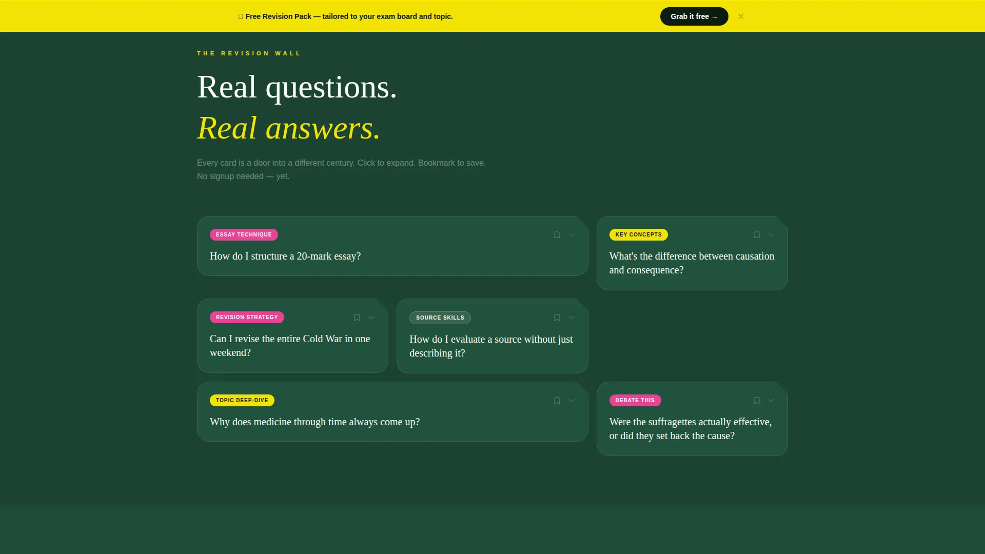 History Tutoring Landing Page Template