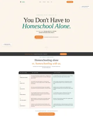 School (K-12) Comparison Website Template