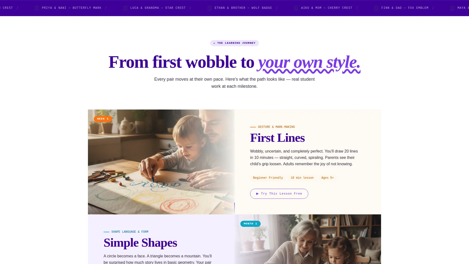 Illustration School Landing Page Template