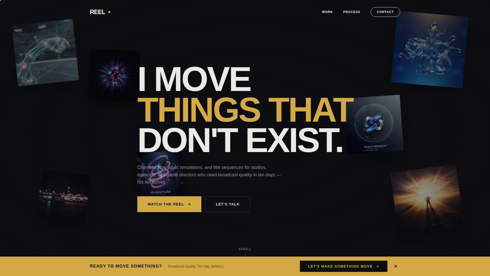 Cinematic Video Editor Landing Page Template