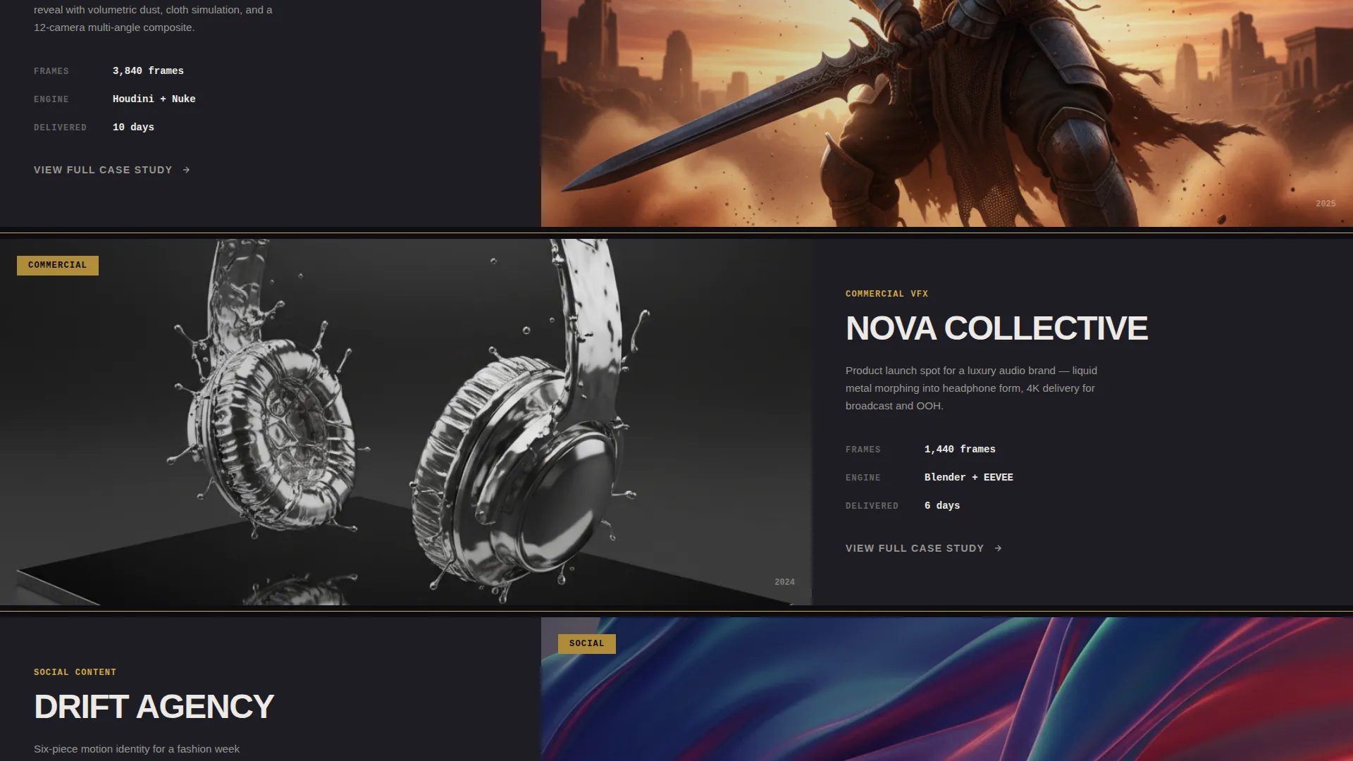 Cinematic Video Editor Landing Page Template
