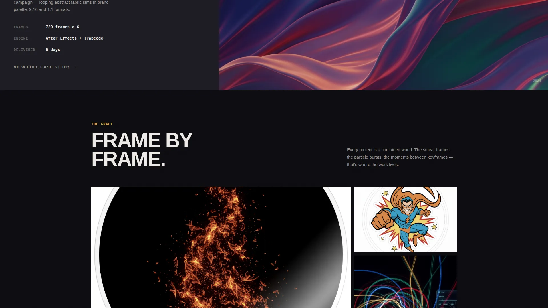 Cinematic Video Editor Landing Page Template