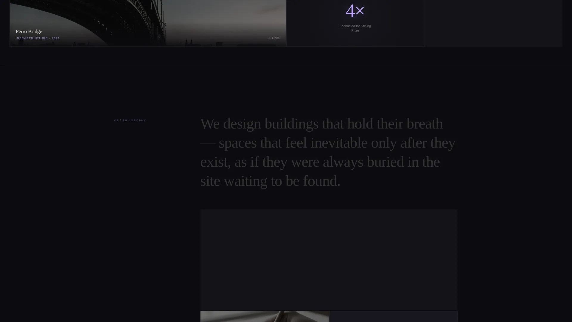 Iridescent Architect Landing Page Template