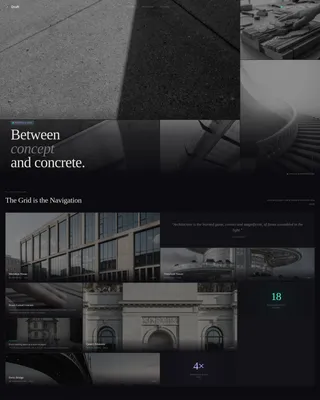 Iridescent Architect Landing Page Template