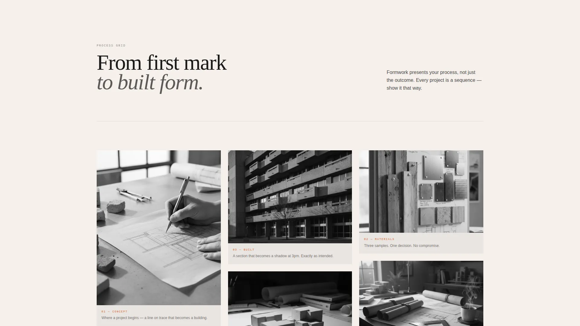 Premium Minimalist Landing Page Template