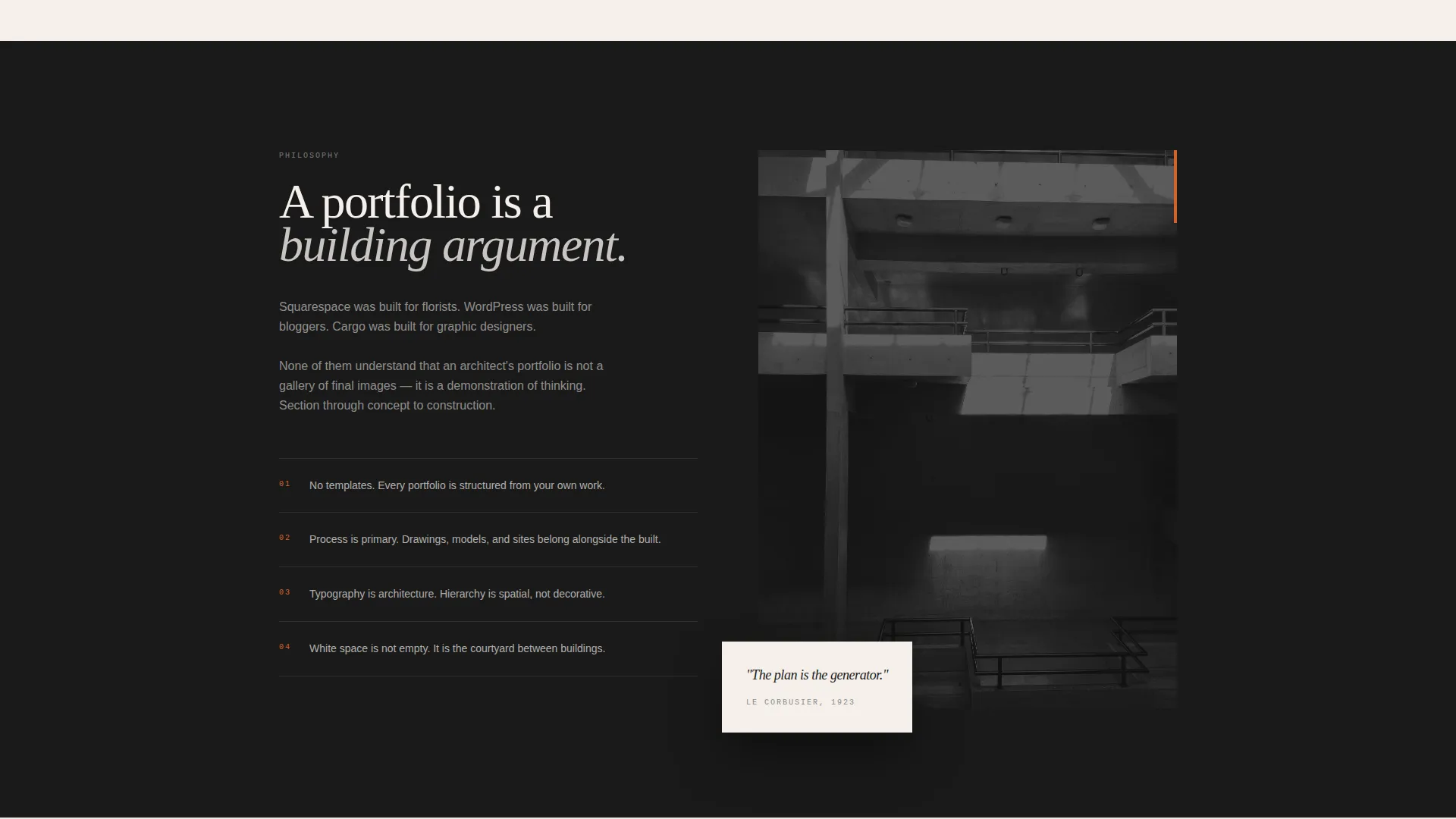 Premium Minimalist Landing Page Template