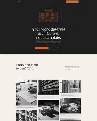 Premium Minimalist Landing Page Template
