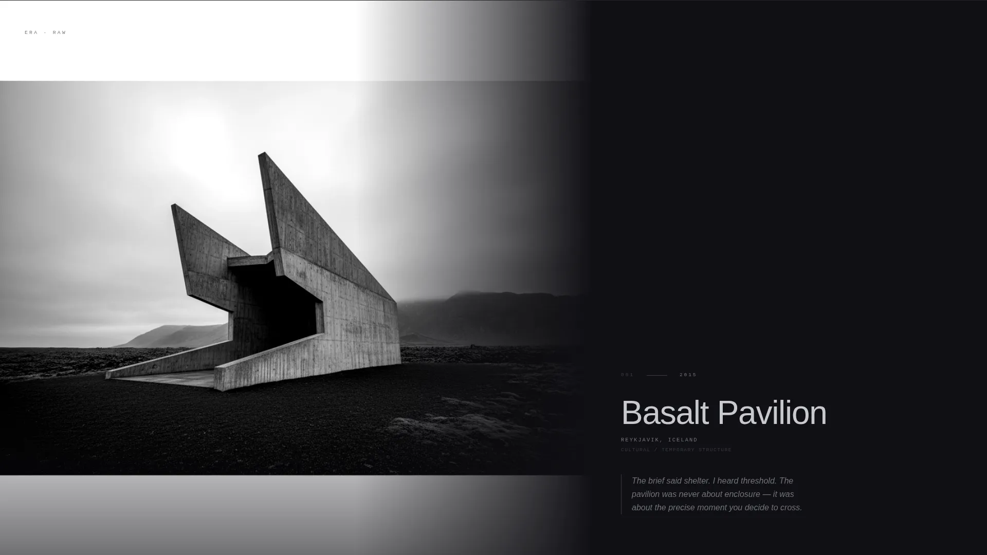 Architect Personal Brand Landing Page Template