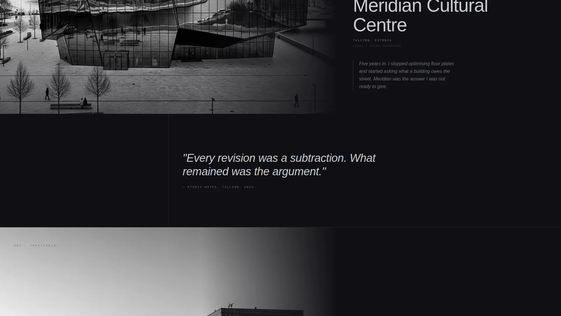 Architect Personal Brand Landing Page Template
