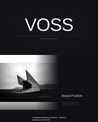 Architect Personal Brand Landing Page Template