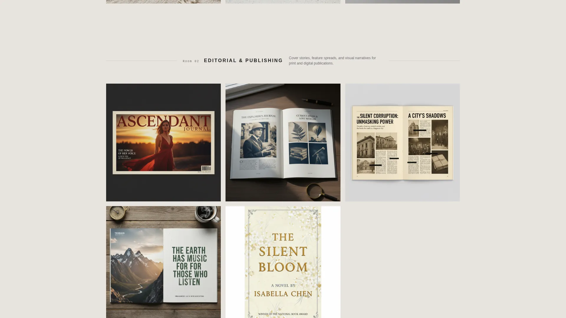 Art Director Portfolio Landing Page Template