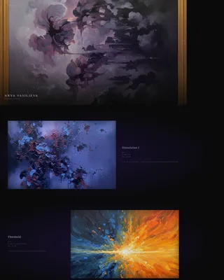 Dark Immersive Artist Landing Page Template