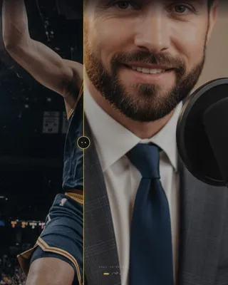 Athlete Career Blog Horizontal Scroll Landing Page