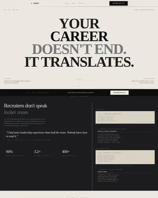 Powerful Athlete Landing Page Template