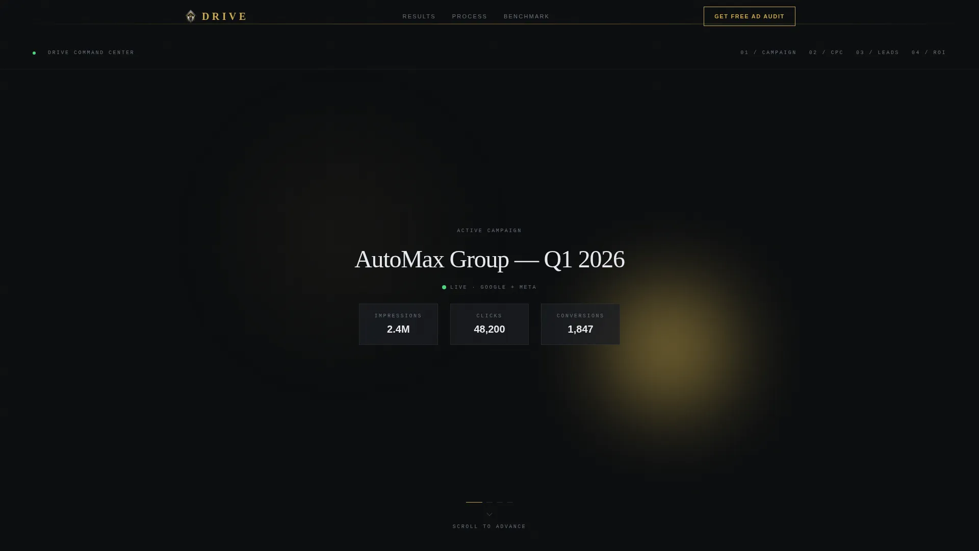 Automotive PPC Agency Landing Page Template
