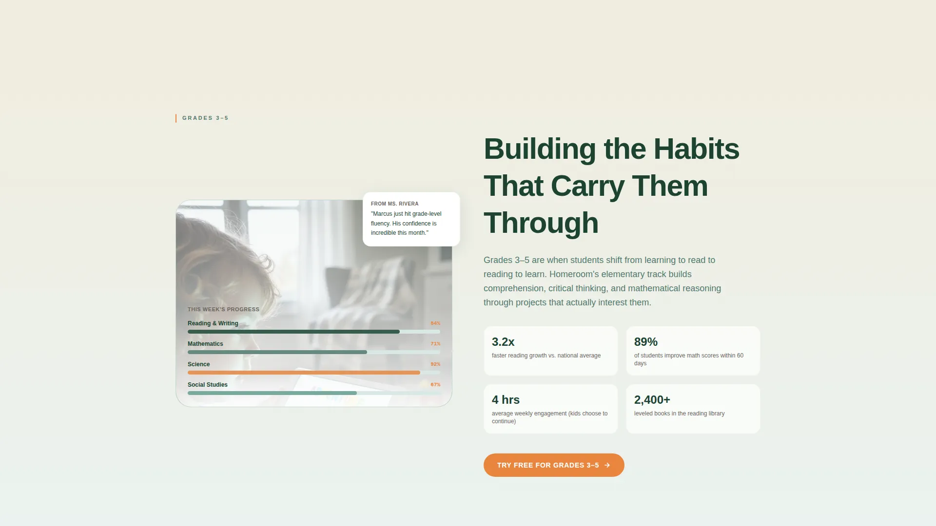 K-12 EdTech Landing Page Template