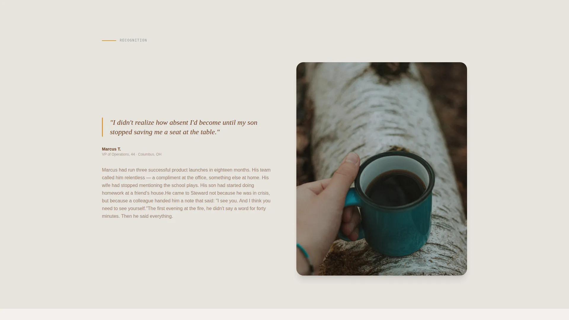 Leadership Retreat Landing Page Template