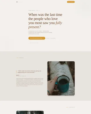 Leadership Retreat Landing Page Template
