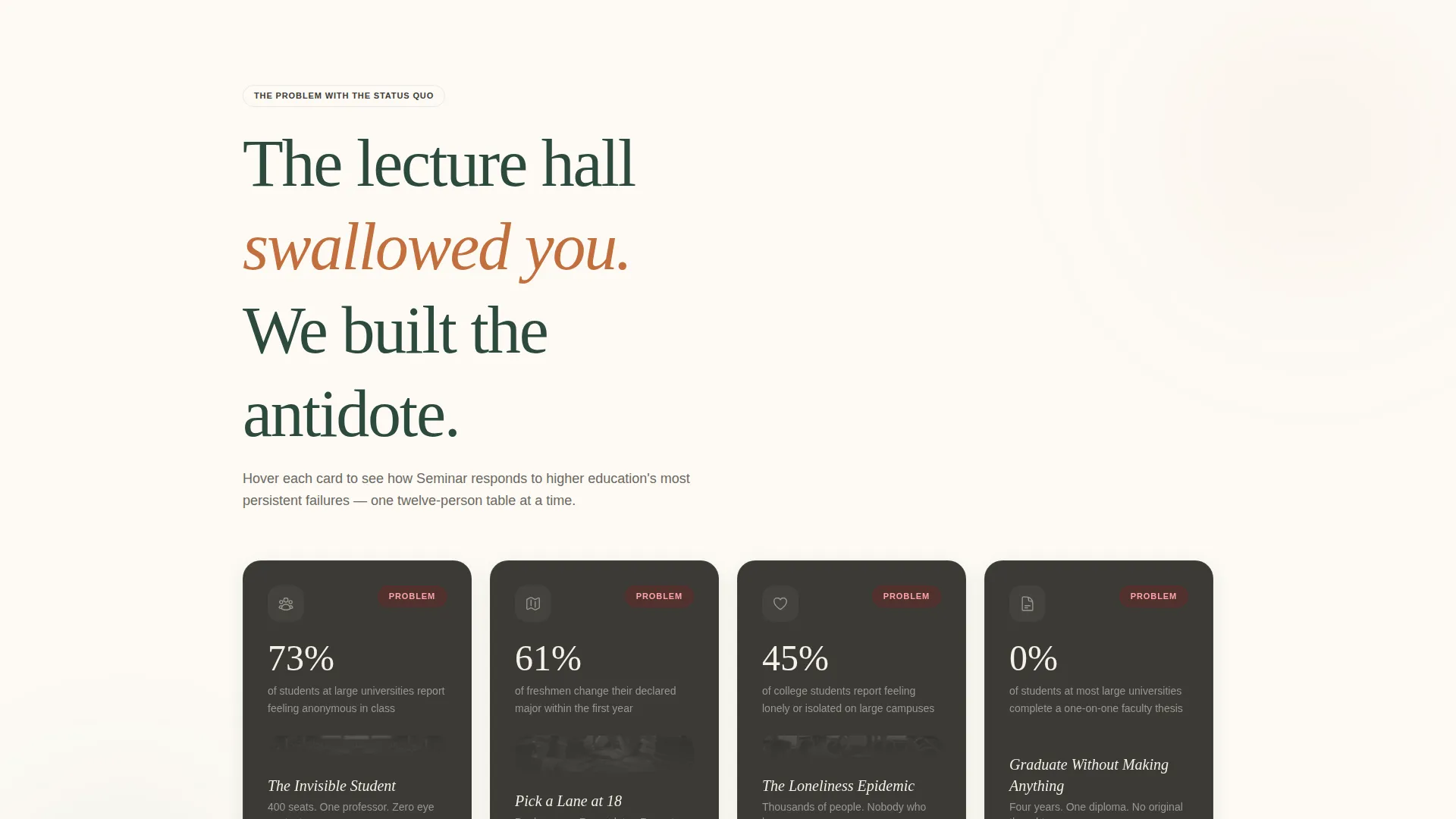 Liberal Arts College Landing Page Template