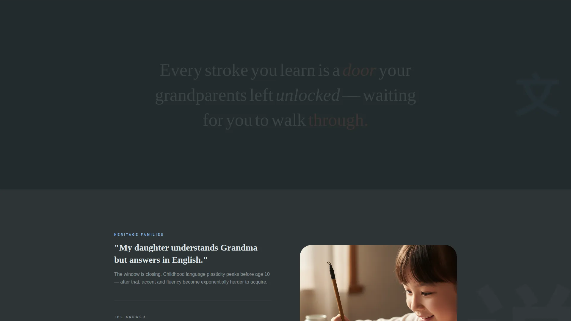Playful Mandarin Chinese School Landing Page Template
