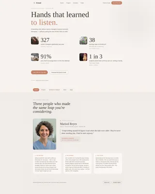 Massage Therapy School Landing Page Template