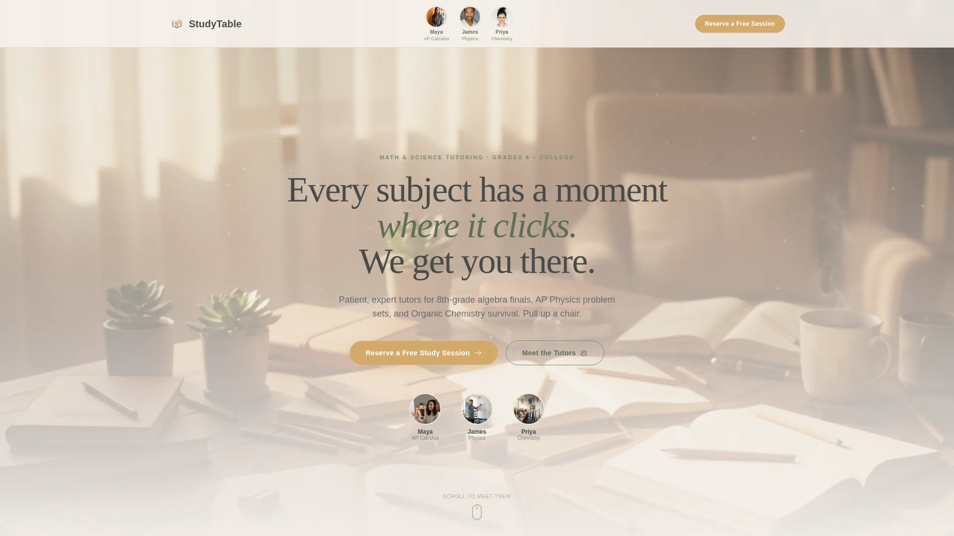 Tutoring & Coaching Center Booking Website Template