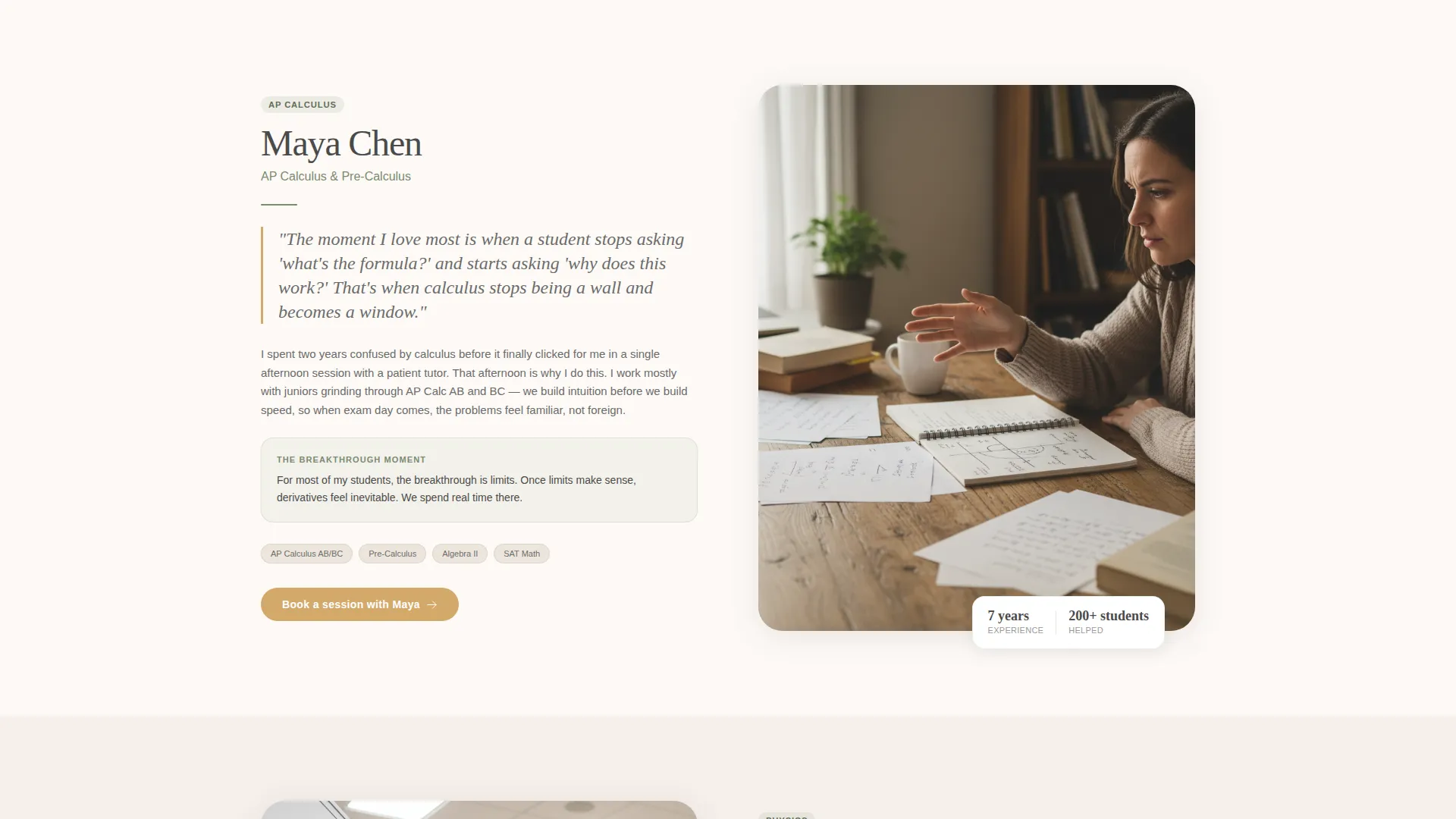 Tutoring & Coaching Center Booking Website Template