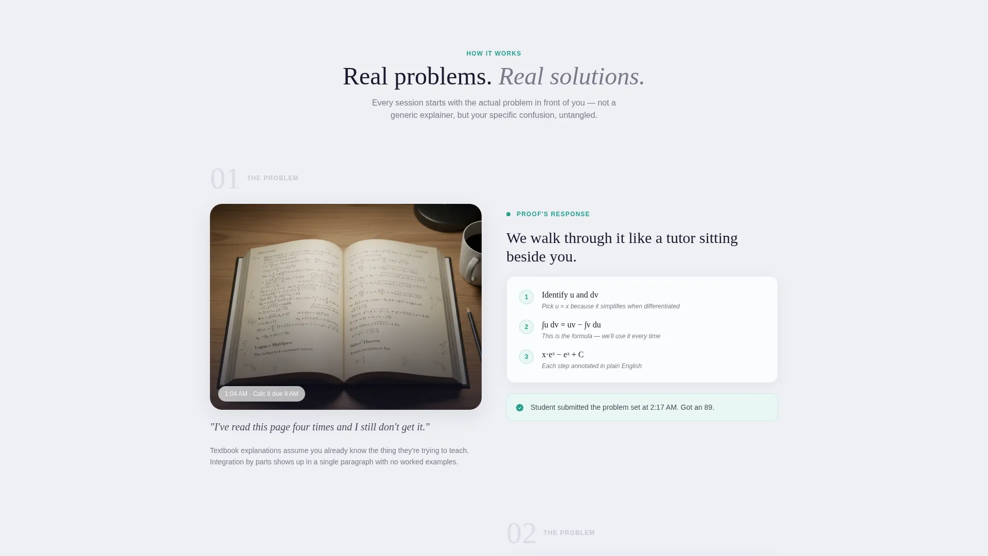 Mathematics Homework Help Landing Page Template