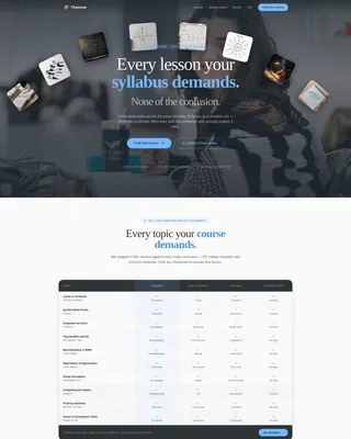 Mathematics Video Lesson Library Landing Page