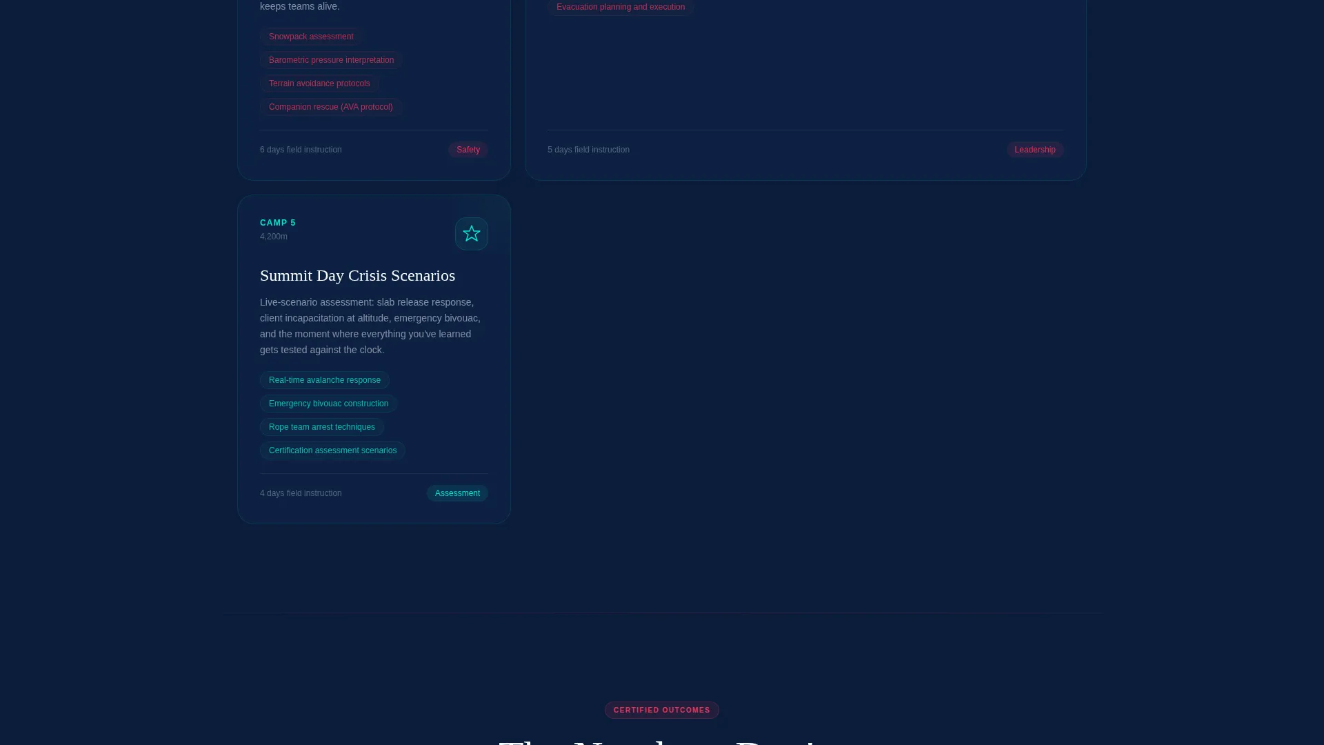 Outdoor & Adventure Education Professional Website Template