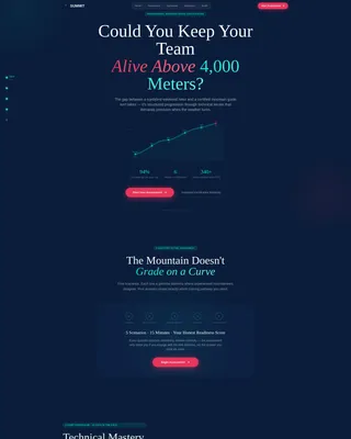Outdoor & Adventure Education Professional Website Template