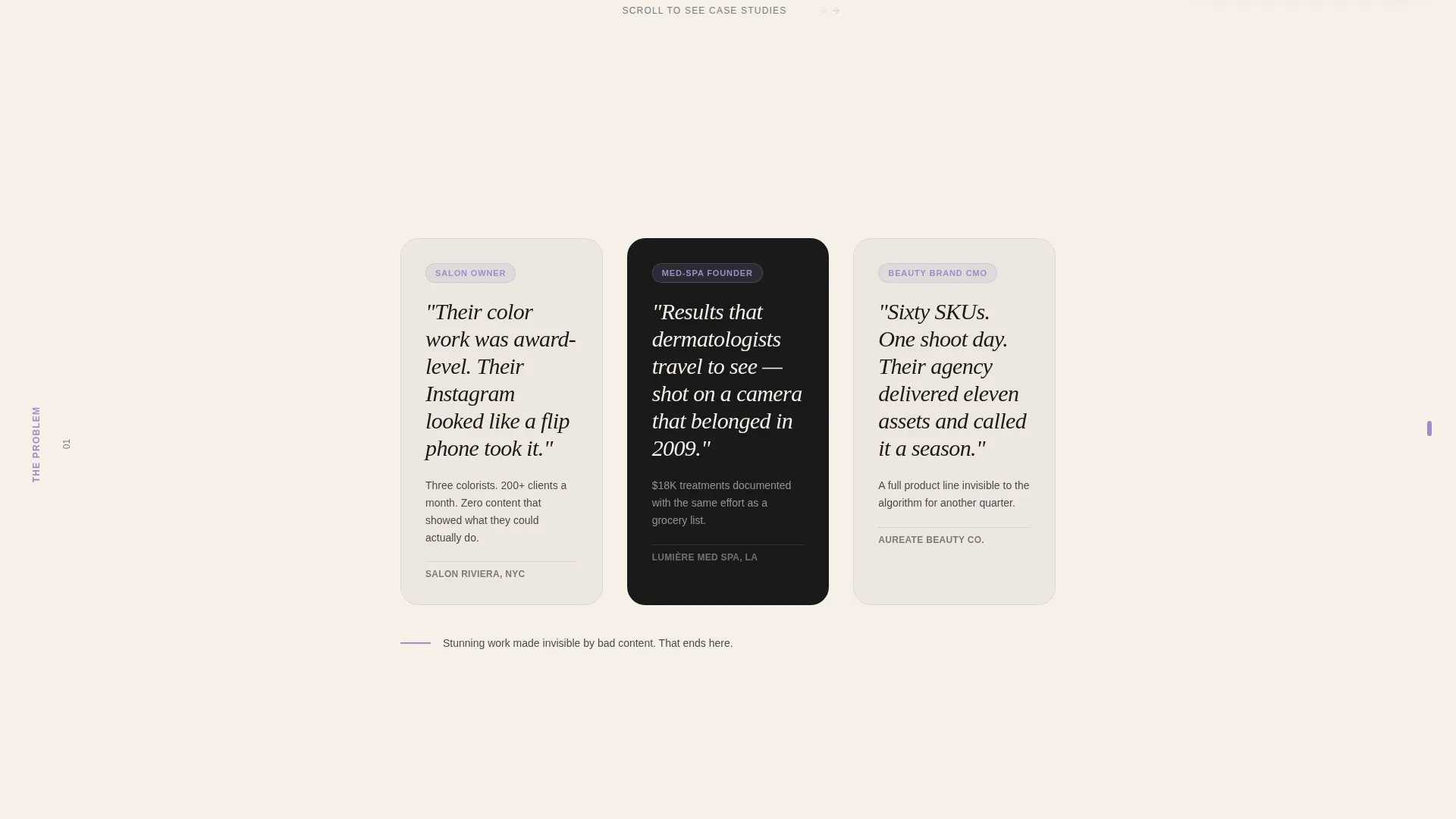 Beauty & Salon Marketing & Agency Booking Website Template