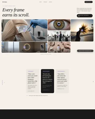 Beauty & Salon Marketing & Agency Booking Website Template