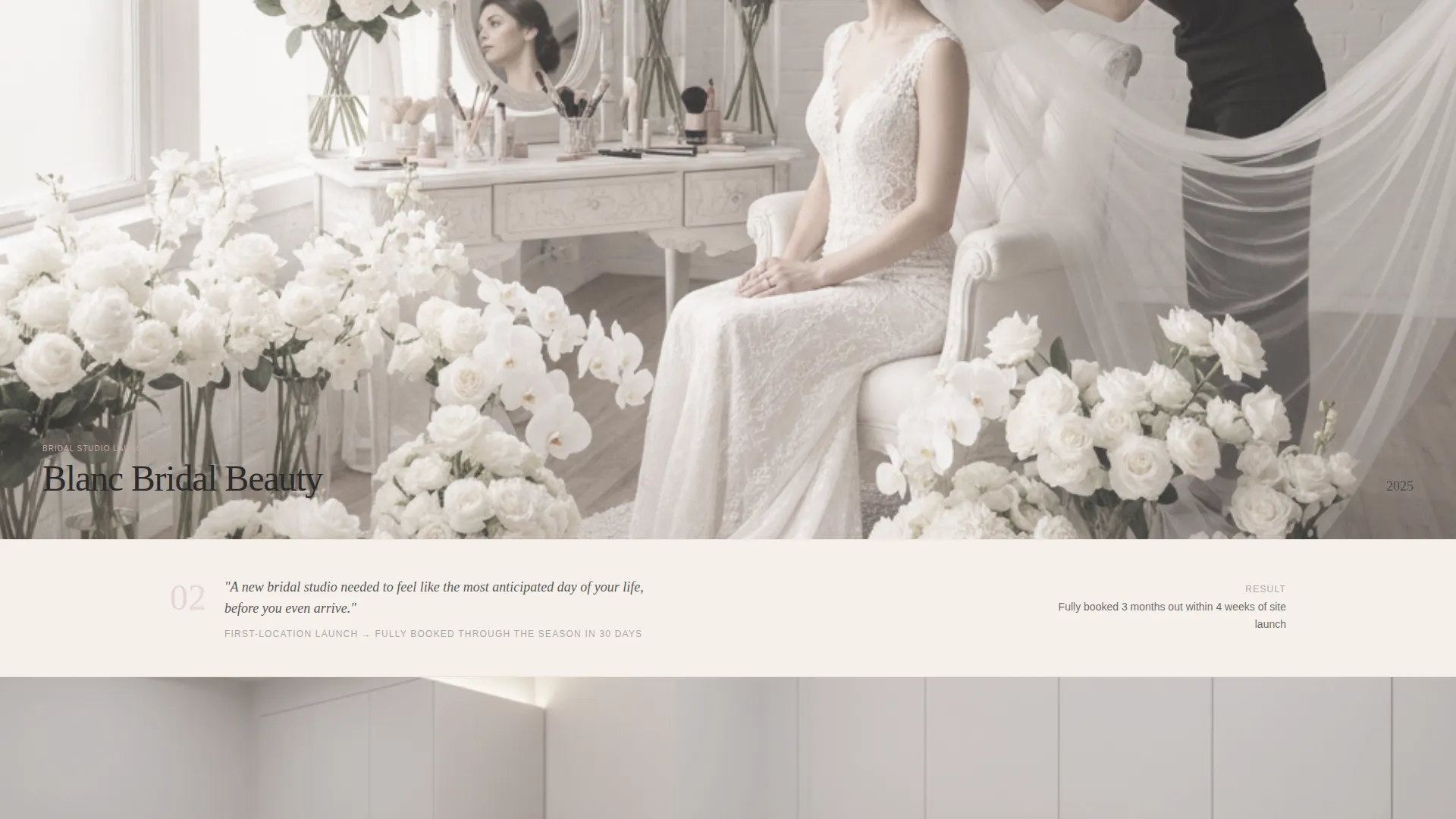 Beauty & Salon Marketing & Agency Portfolio Website Template